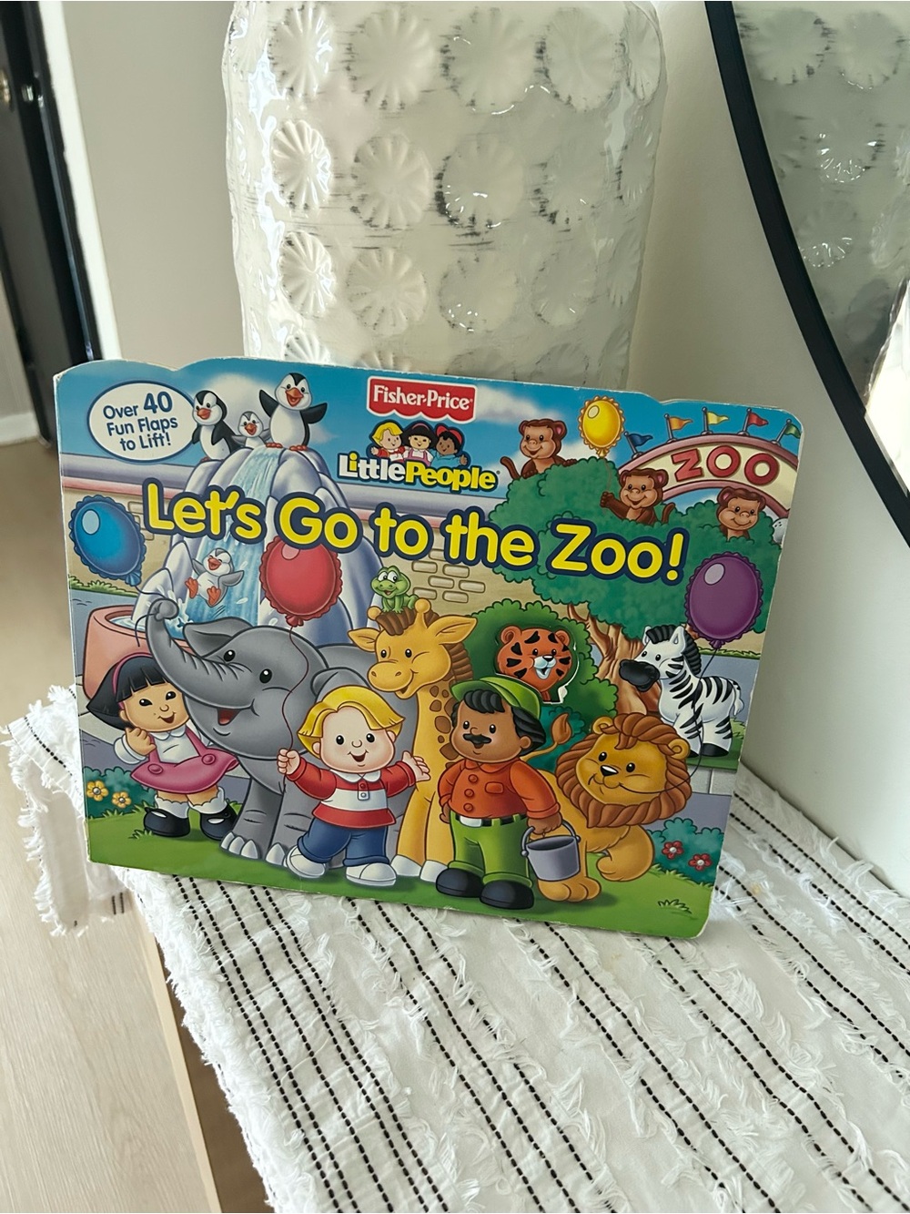 Fisher Price Little People Let’s Go to the Zoo! 2011 Kids Board Book